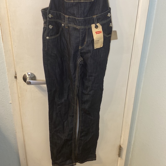 Levi’s Dark Wash Overalls Size 14 NWT - Picture 3 of 12